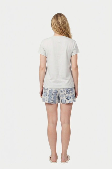 Sweet Dreams Graphic Printed Short Set - Light Grey — image 2